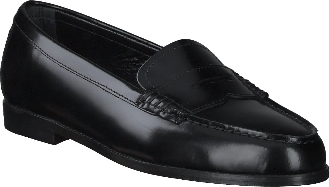 Damen-Slipper aus Leder 110001992331 (Schwarz)