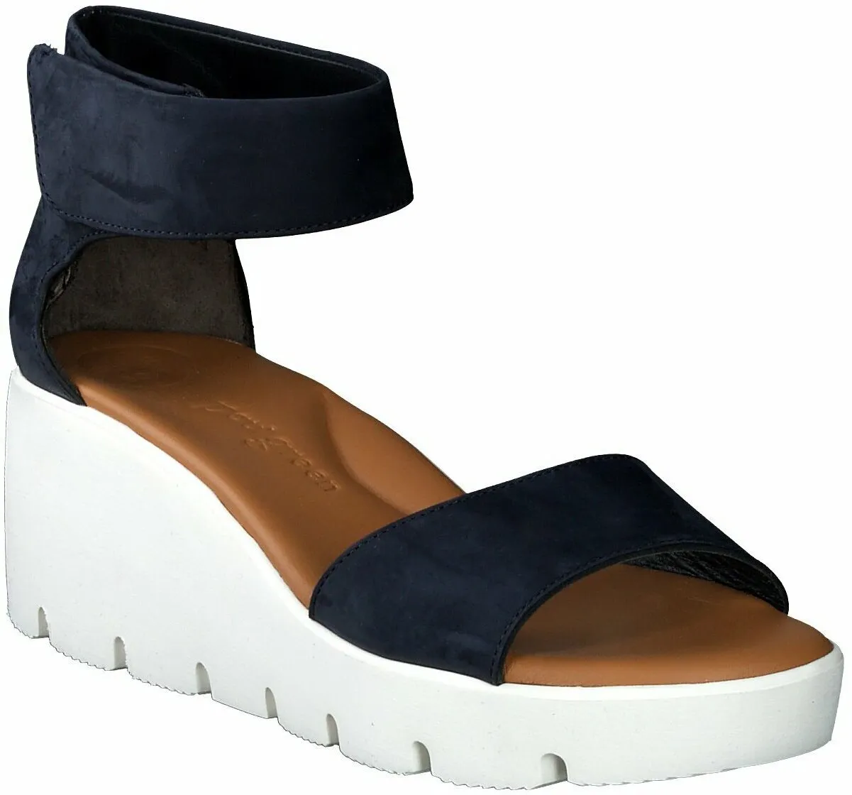 Plateau-Sandalen für Damen 187102819797 (Blau)